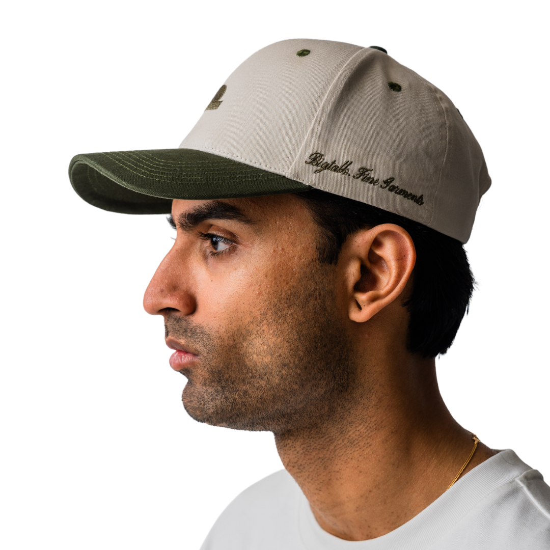 Two-Tone Script Logo Baseball Cap