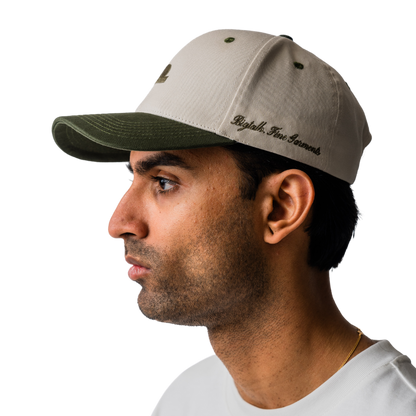 Two-Tone Script Logo Baseball Cap